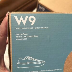 Allbirds Teal Canvas Pacer Sneakers